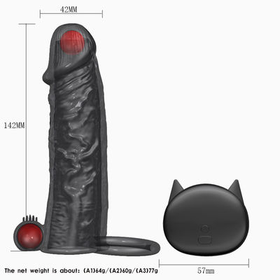 La correa real ultra suave de la sensación en el consolador el 14cm impermeabiliza no invasor