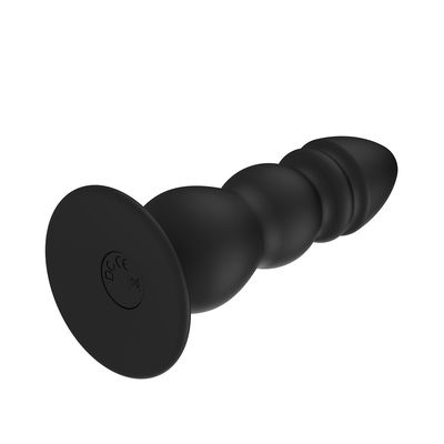 El negro 10 apresura el empaquetado discreto anal de Ring Vibrator el 11.3cm del varón de los juguetes del sexo