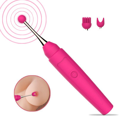 el sexo femenino del clítoris de los vibradores del punto de G del masaje de la entrerrosca del 17.6cm juega sola velocidad