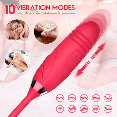 Chupar el estímulo del clítoris de la entrerrosca de Honey Sex Toys IPX7 del vibrador para el adulto