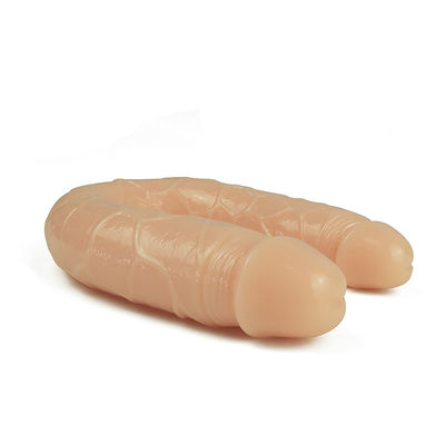 el doble del 15in terminó el pene suave de la TPE de Honey Sex Toys Realistic Dildo