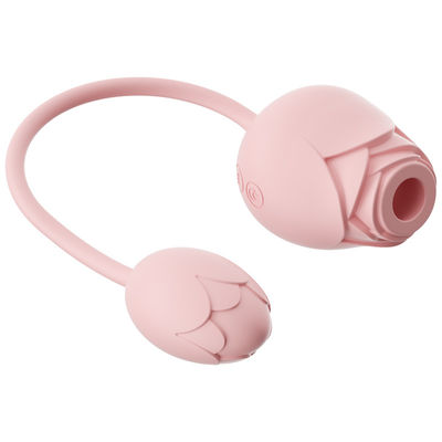 Silicón de la categoría alimenticia del huevo de IPX7 Rose Sucking Remote Control Love