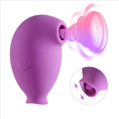 Sexo eléctrico Toy Sucking Vibrator For Women de la lengua del modo de la vibración de ROHS 10