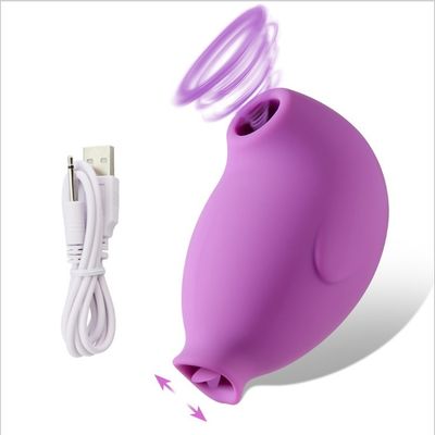 Sexo eléctrico Toy Sucking Vibrator For Women de la lengua del modo de la vibración de ROHS 10