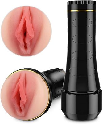 Grado inalámbrico de calefacción de la taza masculina telescópica de la masturbación que gira los 26.5cm