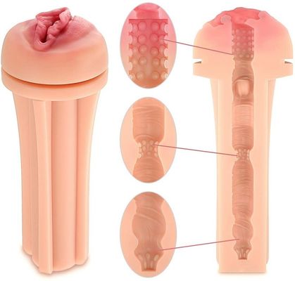 Grado inalámbrico de calefacción de la taza masculina telescópica de la masturbación que gira los 26.5cm
