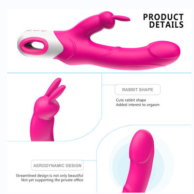 El SGS amistoso del punto de Honey Sex Toys Rabbit Vibrator G del consolador del silicón de la piel aprobó