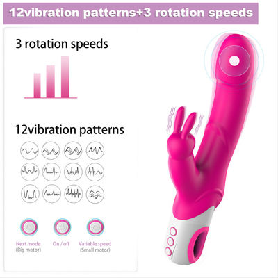 El SGS amistoso del punto de Honey Sex Toys Rabbit Vibrator G del consolador del silicón de la piel aprobó