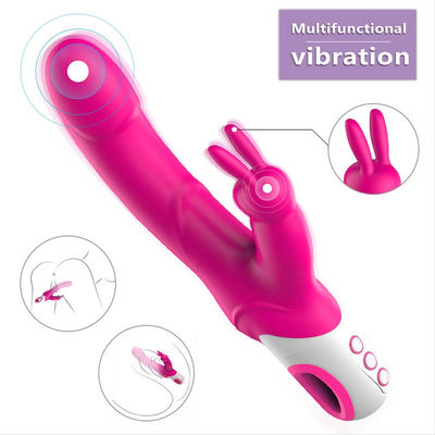 El SGS amistoso del punto de Honey Sex Toys Rabbit Vibrator G del consolador del silicón de la piel aprobó