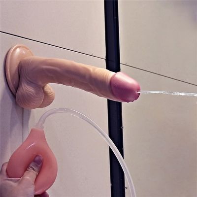 Huevo de Toy Squirting Ejaculating Dildos With del sexo del consolador de la ventosa los 9in
