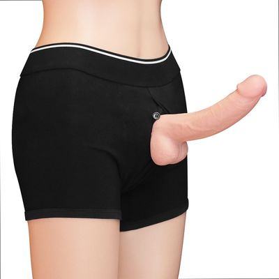El sexo no tóxico gay Toy Hollow Penis Pants ROHS del consolador de los hombres aprobó