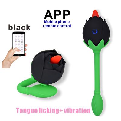 Entrerrosca que chupa el huevo vibrante de poco ruido del control 45dB del APP del juguete del sexo del vibrador