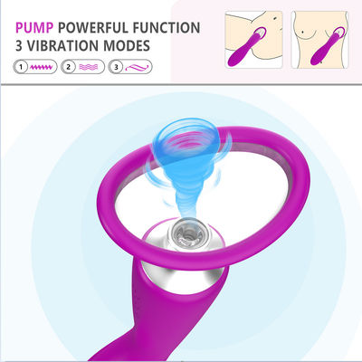 IPX7 impermeable que chupa la lengua adulta que chasquea a Toy For Couple