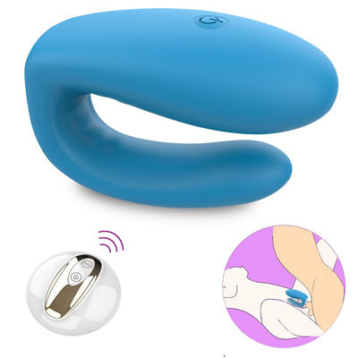 Tipo ODM teledirigido de 2 motores U de la radio del ABS de Toy Silicone del sexo del vibrador