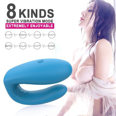Tipo ODM teledirigido de 2 motores U de la radio del ABS de Toy Silicone del sexo del vibrador