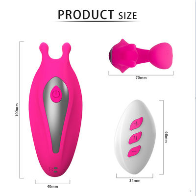 9 Massager en forma de &quot;U&quot; del punto de G el C del vibrador 18.7cm de los pares de la frecuencia