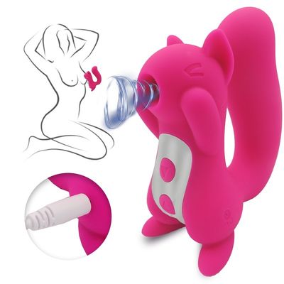El sexo Toy Squirrel Sucker ROHS del vibrador de Clit de la entrerrosca de 10 frecuencias aprobó