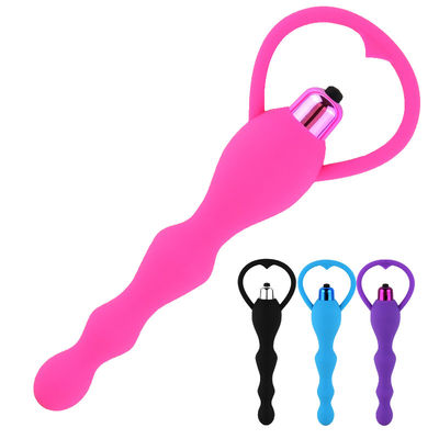 El extremo gay del masaje de la próstata de los juguetes del sexo anal de las mujeres de la prenda impermeable tapa el 18cm