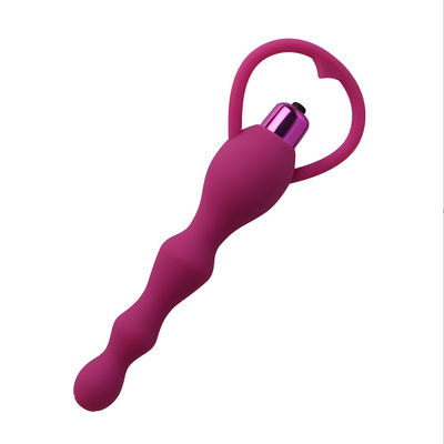 El extremo gay del masaje de la próstata de los juguetes del sexo anal de las mujeres de la prenda impermeable tapa el 18cm