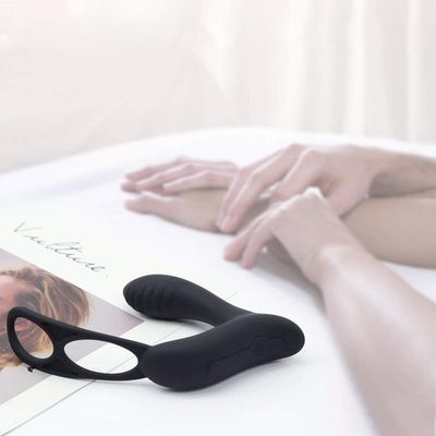 3 en una radio masculina 400mah teledirigido de Ring Vibrator Personalised Butt Plug