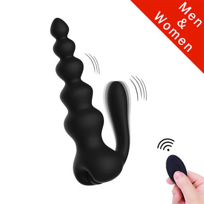 El sexo anal teledirigido juega gotas anales tapa la vibración doble el 16cm