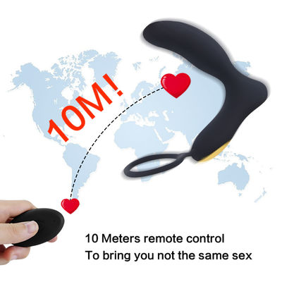 El sexo para hombre del vibrador del testículo juega a hombres de calefacción teledirigidos amontona el anillo los 4cm