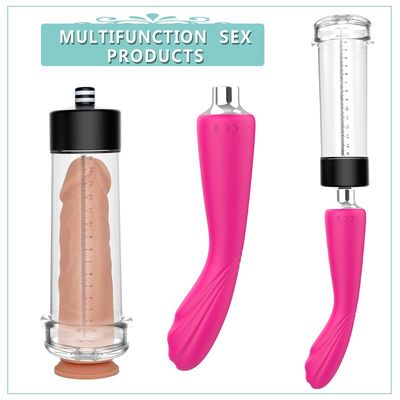 Eléctrico agrande el pene que el sexo para hombre juega la exhibición USB el 15cm recargable del LCD