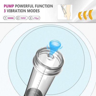 Eléctrico agrande el pene que el sexo para hombre juega la exhibición USB el 15cm recargable del LCD