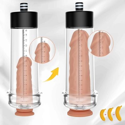 Eléctrico agrande el pene que el sexo para hombre juega la exhibición USB el 15cm recargable del LCD