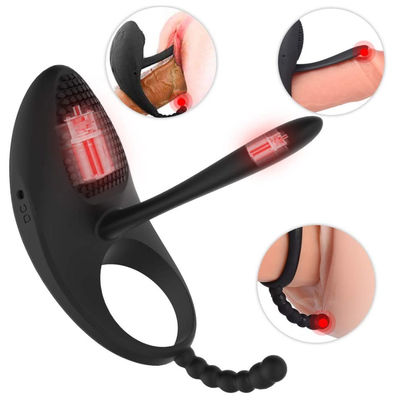 estímulo anal Dick Penis Ring Sex Toy de los 8.5cm para los pares de los hombres