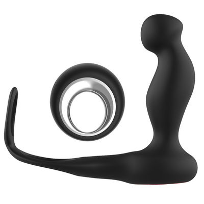 7 anillo anal dual del gallo de enchufe de Ring Wireless Contol 135m m del pene del silicón de la velocidad