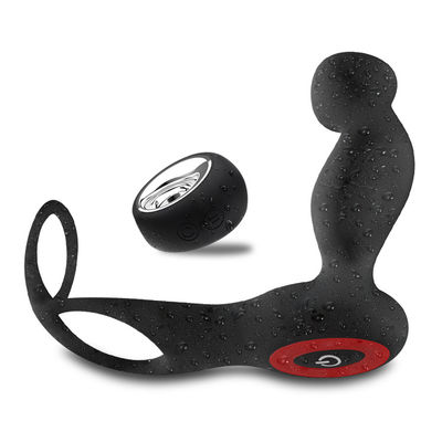 7 anillo anal dual del gallo de enchufe de Ring Wireless Contol 135m m del pene del silicón de la velocidad