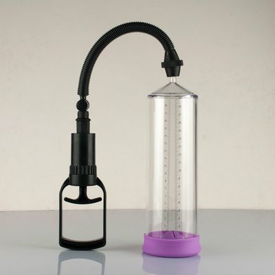 Eco para hombre del suplemento el 19cm de los juguetes del sexo de la bomba de vacío del pene del ABS amistoso