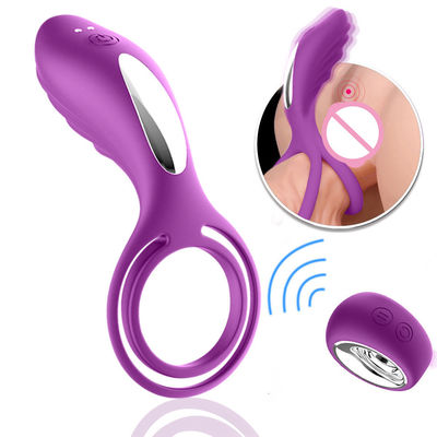 Vibrador masculino ROHS de Ring Sex Toy Love Ring del pene de la eyaculación del retraso