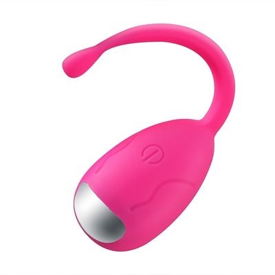 Prenda impermeable teledirigida IPX7 de la radio del vibrador del huevo de la bala del silicón del OEM
