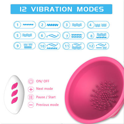El sexo para mujer del Massager de la bomba de lactancia juega 12 modos ROHS certificados
