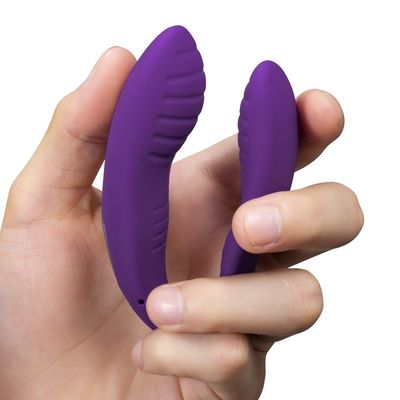 El USB U recargable forma longitud para mujer de las velocidades el 11cm de los juguetes 10 del sexo