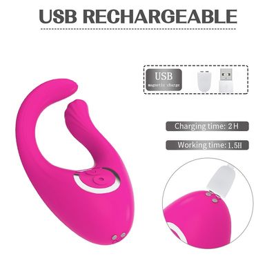 Tipo teledirigido frecuencia IPX7 del huevo U de la radio del CE del vibrador 9
