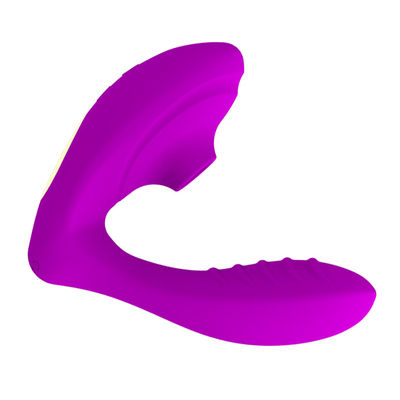 Silicón que chupa el sexo Toy Remote Control del vibrador el 13.4cm para las mujeres de adultos