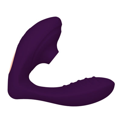 Silicón que chupa el sexo Toy Remote Control del vibrador el 13.4cm para las mujeres de adultos