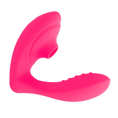 Silicón que chupa el sexo Toy Remote Control del vibrador el 13.4cm para las mujeres de adultos