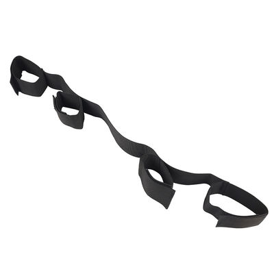 Esclavo de nylon Handcuffs del tobillo de la pierna de la esclavitud del fetiche del sexo de los juegos BDSM del SM los 57cm