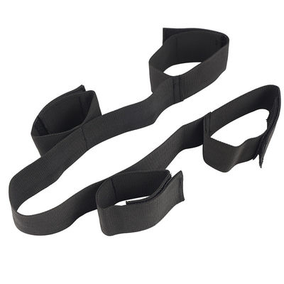 Esclavo de nylon Handcuffs del tobillo de la pierna de la esclavitud del fetiche del sexo de los juegos BDSM del SM los 57cm