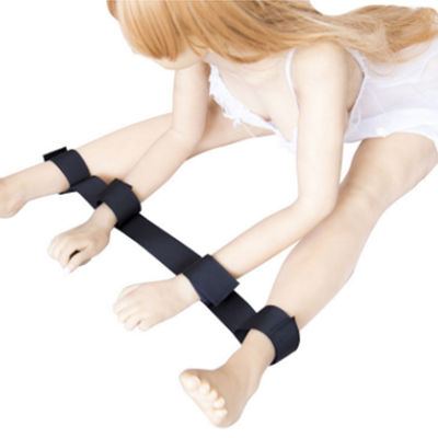 Esclavo de nylon Handcuffs del tobillo de la pierna de la esclavitud del fetiche del sexo de los juegos BDSM del SM los 57cm