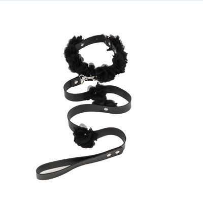Bdsm de lujo de nylon negro fijó los juguetes del sexo de la restricción de la esclavitud que ROHS aprobó