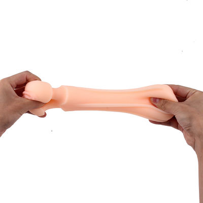 La masturbación masculina de la forma de la vagina juega el 13cm IPX7 realista reutilizable