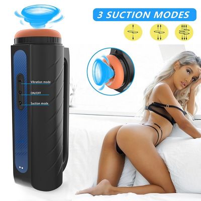 El sexo de la masturbación de la succión de la velocidad del ABS 7 de ROHS juega la prenda impermeable para los hombres