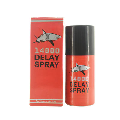 Tiempo largo 40ml de 140000 sexos del tiburón del retraso del espray del pene herbario mortal de la velocidad excesiva