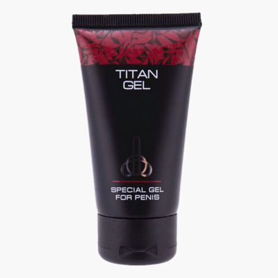 El aumento del sexo del pene del gel del titán rocía la eyaculación prematura poner crema 50g